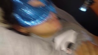 18 yo Girl in Her PJs Cums with Me at the Same Time