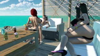 A Day At The Beach – Titfuck