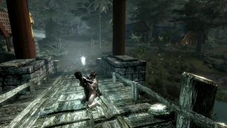 TES5 Skyrim My Own 3D Hentai Build Gameplay Orc Woman Outside Rough Fuck