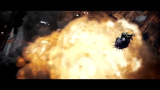 Absolutely jacked male lets off an explosive load