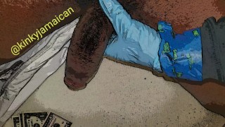 Cartoon Jamaican 10inc BBC Jerk (4k)