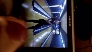 Cum tribute to bowling ball ass