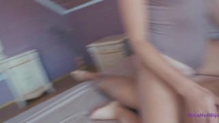 Утрений секс в позе 69