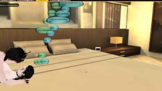 Hice mi perra mamar mi grand verga en IMVU – lMeei
