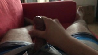Israeli masturbating after work