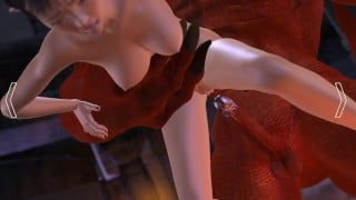 Monster Freak Girl Put In Her Holes All Kind Of Stuff DEMO