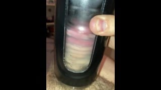 Playing with my uncut cock automatically