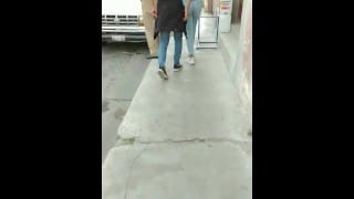 Sexy teen ass with pants