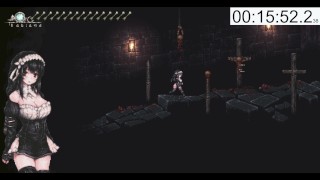 Sister Adventure in monster world  SiNiSistar Walkthrough, Speed run, No Hit 2D Game Animation, 4K