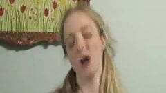 Tiny blonde dixie whore in a BBC gangbang