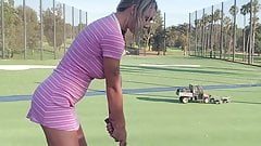 BIG TITS Blonde TEEN Gabbie Carter Hits A Hole-In-One