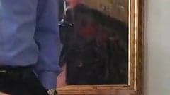 English  blonde wife ganged on Screw My Wife